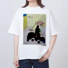 野口清村 / Noguchi Shimuraの通話 オーバーサイズTシャツ