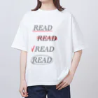 momokei&UのREAD READ READ READ オーバーサイズTシャツ