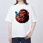 popotaro_のmonkey オーバーサイズTシャツ