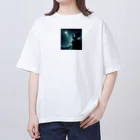 プラネテスの月と竜 Oversized T-Shirt