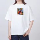 TakeKAKEのゼネコンくん オーバーサイズTシャツ