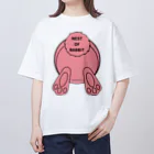 SAMADARA SHOPのネストオブラビット(PINK) オーバーサイズTシャツ