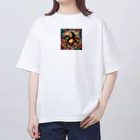 Qten369のモナリザ？ オーバーサイズTシャツ