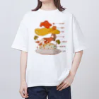 YAOYA-sanのオムライス オーバーサイズTシャツ