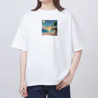 BONBONのスパーキー・サンビーチ オーバーサイズTシャツ