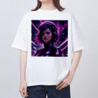 LUF_jpsのOrbiting Girl オーバーサイズTシャツ