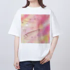 箏譜職人 織姫の箏譜「春が来た」イメージ画像（正方形） Oversized T-Shirt