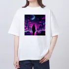 LUF_jpsのmidnight roadway オーバーサイズTシャツ