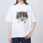 猫のミケランジェロのねこちゃんTシャツ Oversized T-Shirt