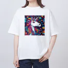 Liberaの夢叶うユニコーン2🦄 オーバーサイズTシャツ