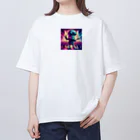 波乗り南国🏝️のスカルくん オーバーサイズTシャツ