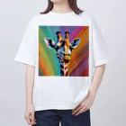 SOA  Designのキュートなキリンデザイン Oversized T-Shirt