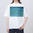 海ショップの宇宙の中の地球 Oversized T-Shirt