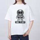 Robot_Pro-Wrestling_Dekinnokaのロボットプロレス　流血仮面 (Ryuketsu Kamen) オーバーサイズTシャツ