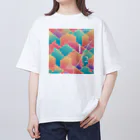 evening-fiveのHALF SUMMER 015 オーバーサイズTシャツ