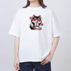 rapis88のらぶいフェンリル オーバーサイズTシャツ