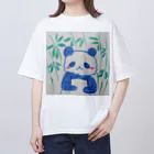 モチクマのモフモフパンダ君 オーバーサイズTシャツ