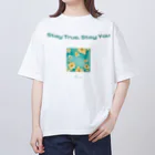 evening-fiveのStay True, Stay You 001 Oversized T-Shirt