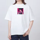 日本神話のtattoo girl Oversized T-Shirt