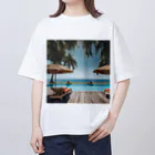 KAZAGULIのリゾートライフ Oversized T-Shirt