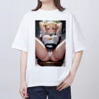 美少女学院の金髪美少女　七海ちゃん オーバーサイズTシャツ