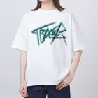 ニポトレ本舗☆投資家とトレーダーに捧ぐのストリートトレーダー/STREET TRADER Oversized T-Shirt