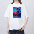 AQUAMETAVERSEの海の中の美ボディ　ラフルール　1859 Oversized T-Shirt