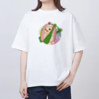 さちあきのおみせの季節のちまきハリネズミ Oversized T-Shirt