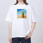 ぱいなっぷる王国のパイナップルシリーズ Oversized T-Shirt