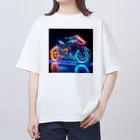 kenny777のバイクホログラム オーバーサイズTシャツ