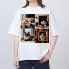 クリエイティブ　テトの猫 オーバーサイズTシャツ