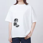 まぴこMAKERの妖怪シリーズ「河童」 Oversized T-Shirt