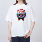 AI妖怪大図鑑のふわふわドーム妖怪　#とらぽん オーバーサイズTシャツ