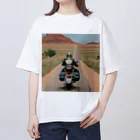 the blue seasonの無限の地平線へ向けて オーバーサイズTシャツ