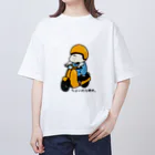 たくあんのちょいのり坊や。(原付バイク) オーバーサイズTシャツ