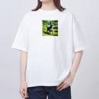 Keeiiのお散歩×ミニチュアシュナウザー Oversized T-Shirt