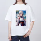 巫女スタぐらむの母性溢れる巫女 Oversized T-Shirt