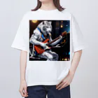 リキ製作所のホワイトタイガーだって弾けるのさ Oversized T-Shirt