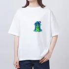 surasuramusumeのスライム娘「みどりちゃん」 オーバーサイズTシャツ