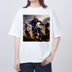 Bikers' Galleryのダートマスターズ：究極のモトクロスチャレンジ オーバーサイズTシャツ