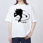 B-catのゴルフ猫 Oversized T-Shirt