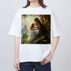 AQUAMETAVERSEの美しい時間　Tomoe bb 2712 オーバーサイズTシャツ