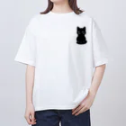 Mizuki・ASIA CATの黒猫さん❤️ オーバーサイズTシャツ