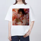 AQUAMETAVERSEのフェイスアート　Tomoe bb 2712 オーバーサイズTシャツ