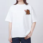 アナ５３ショップの【春・夏用】体育座りするお馬『アナ５３』 Oversized T-Shirt