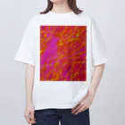 納豆ごはんの炎 Oversized T-Shirt