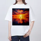 GDWEEDの 夕焼け 景色  オーバーサイズTシャツ
