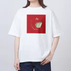 名言アートのｺﾞﾘｺﾞﾘ｛好きなものを喰いつくせっ｝ オーバーサイズTシャツ