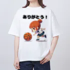 チェリモヤのガールズ バスケット 01 オーバーサイズTシャツ