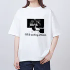 バナナミルクのI'll be waiting at home. Oversized T-Shirt